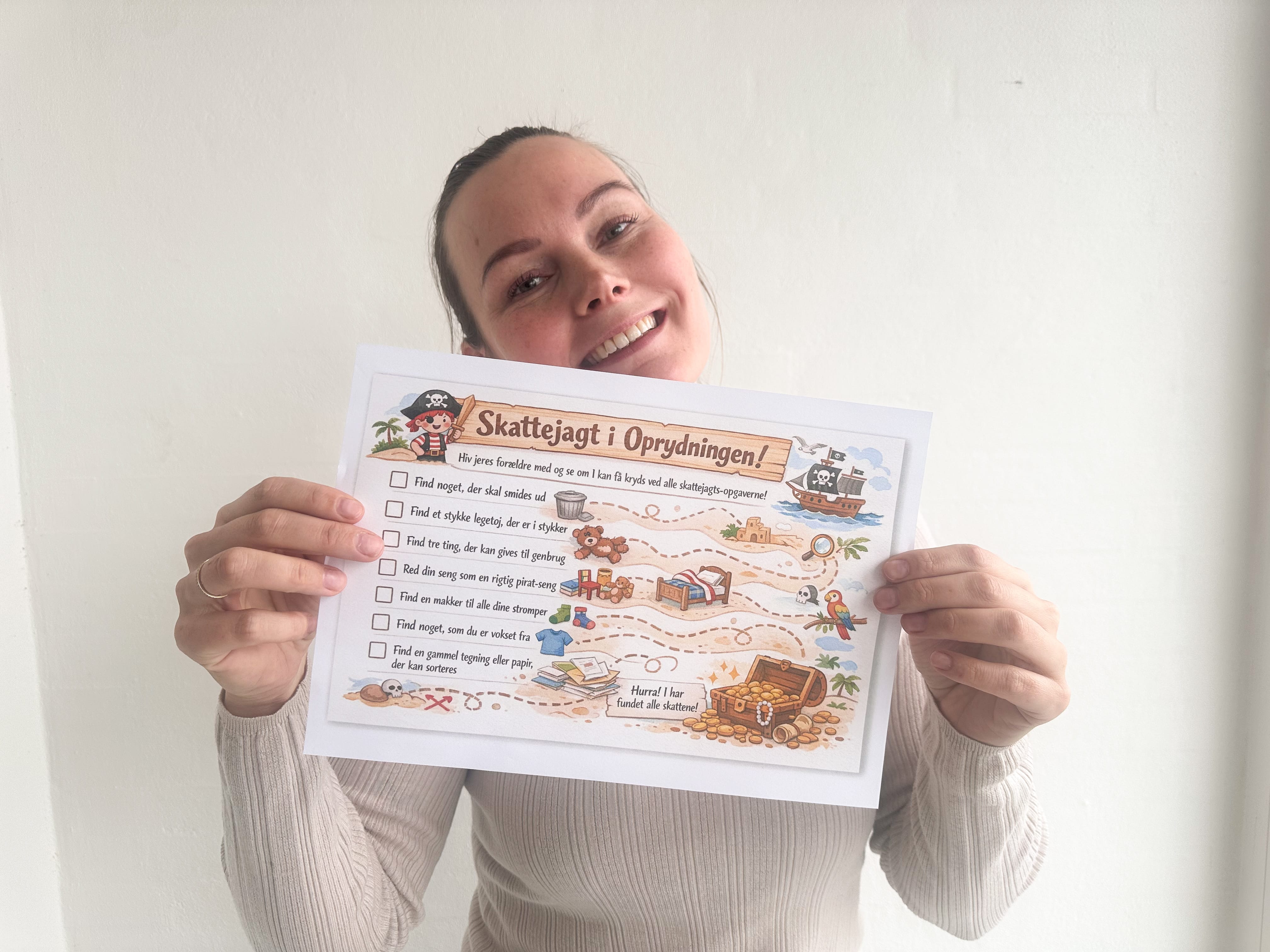 Oprydning med børn i børnehøjde