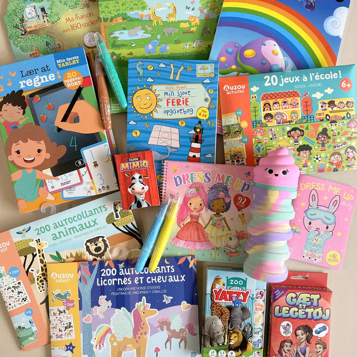 Legetøj til ferien og kør selv ferie