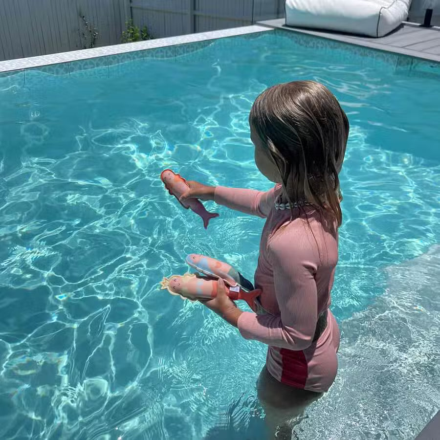 Sunnylife Dive Buddies Havfrue Pink 3 Pak