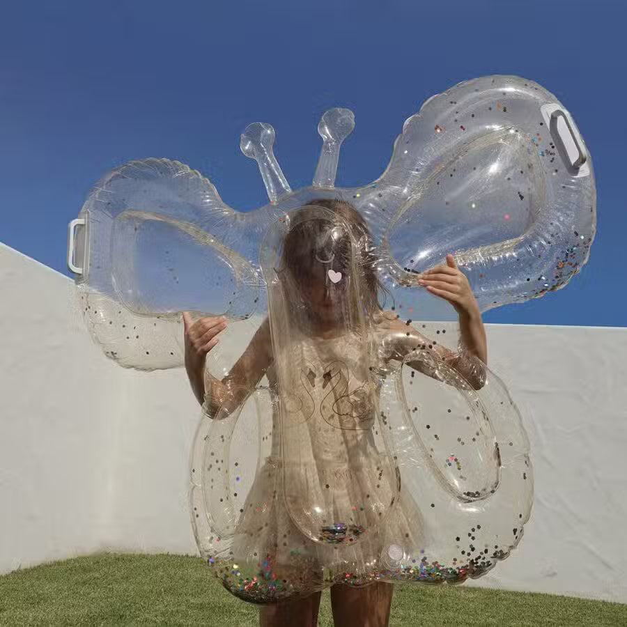 Sunnylife Luftmadras Sommerfugl Glitter