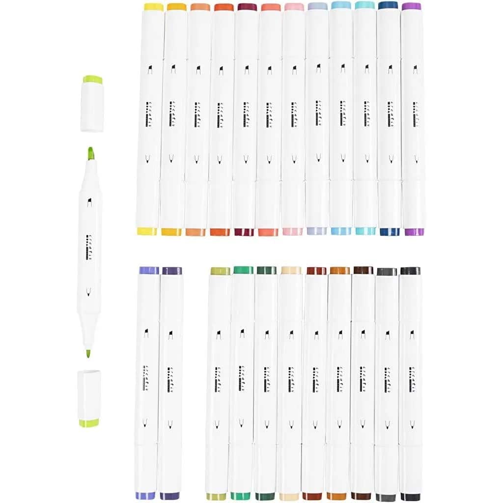 Creative Tegnetusser 24 Pak