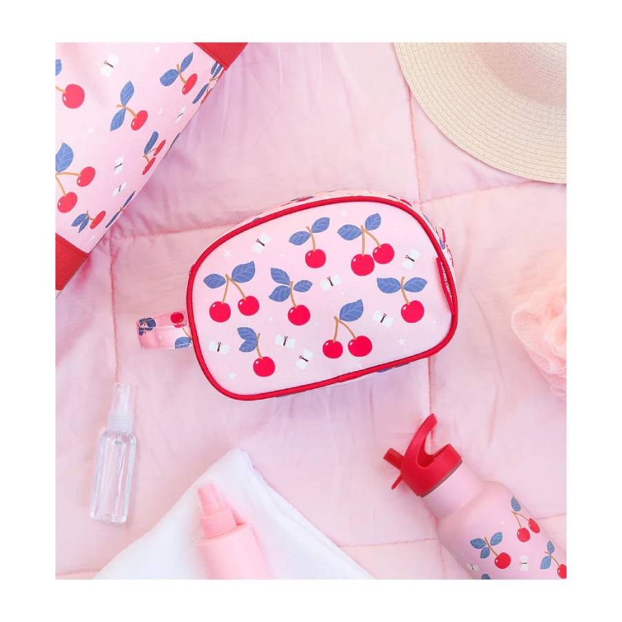 A Little Lovely Company Toilettaske Kirsebær