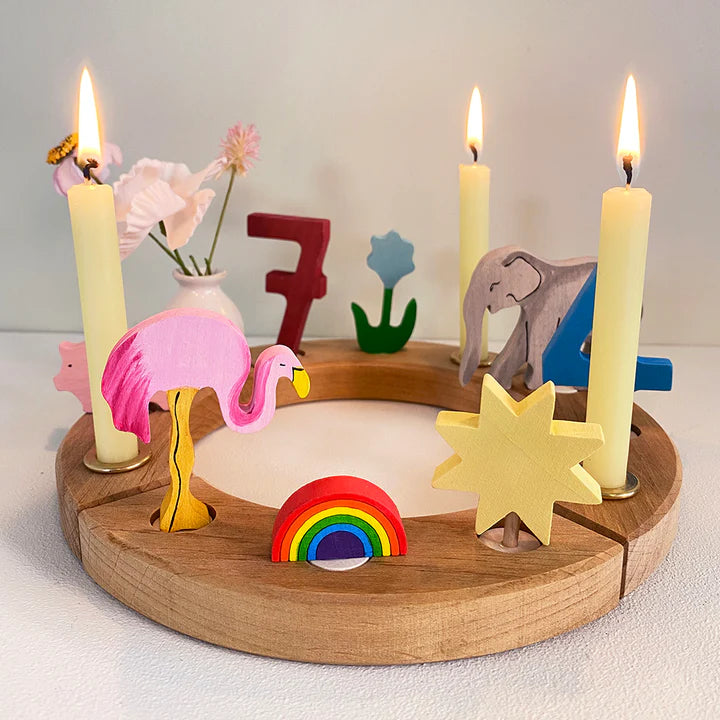Grimms Træfigur Flamingo