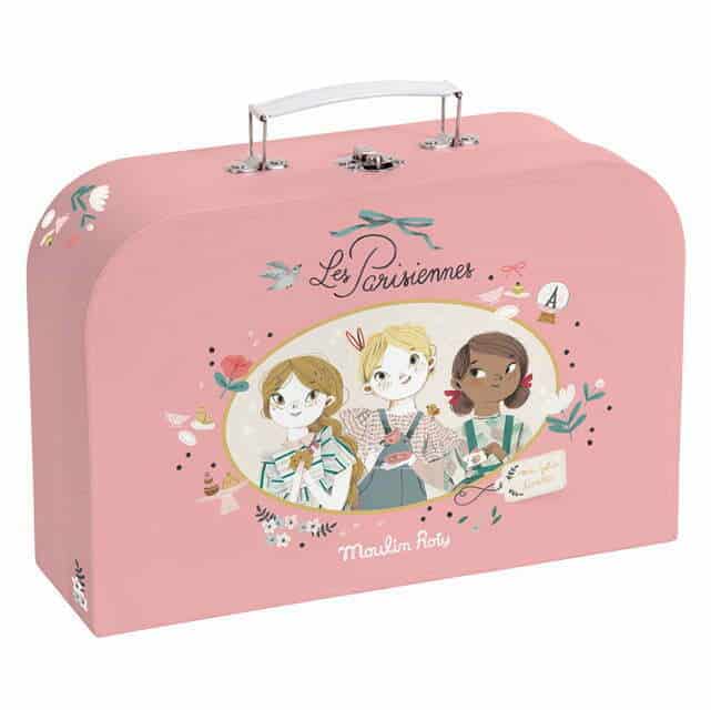 Moulin Roty Testel i Kuffert Lyserød (Kopier)