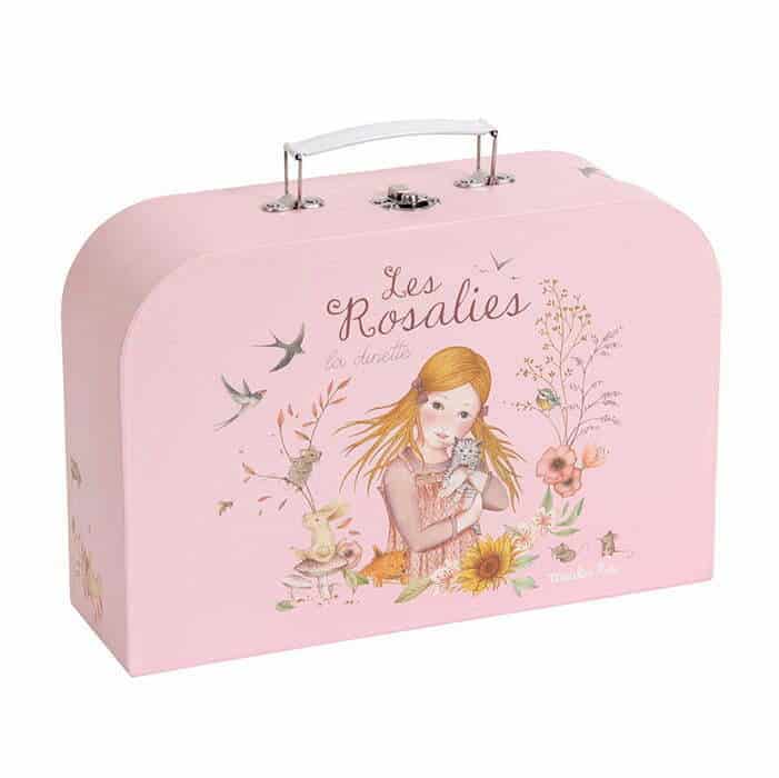 Moulin Roty Testel i Kuffert Lyserød