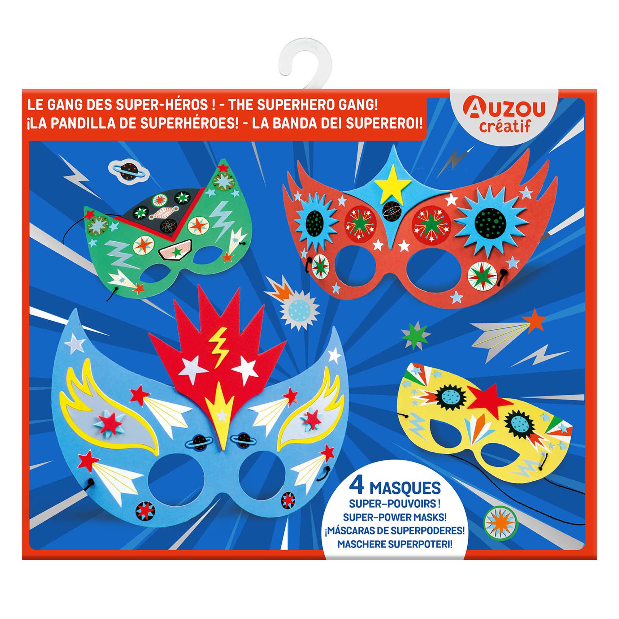 Auzou Kreasæt DIY Masker Superhelte