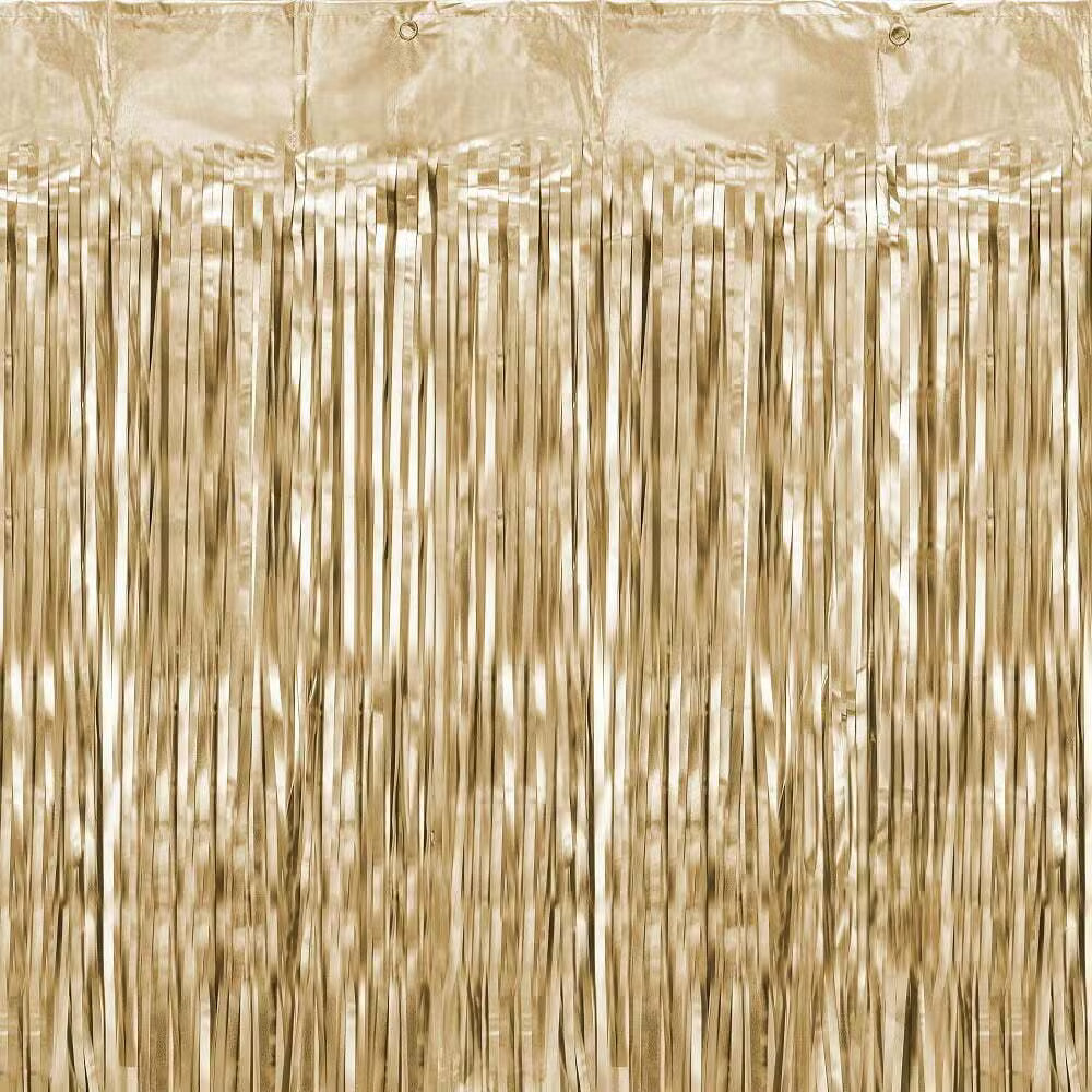 PartyDeco Glimmerforhæng Guld
