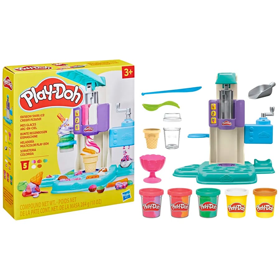 Play Doh Modellervoks Rainbow Swirl Is