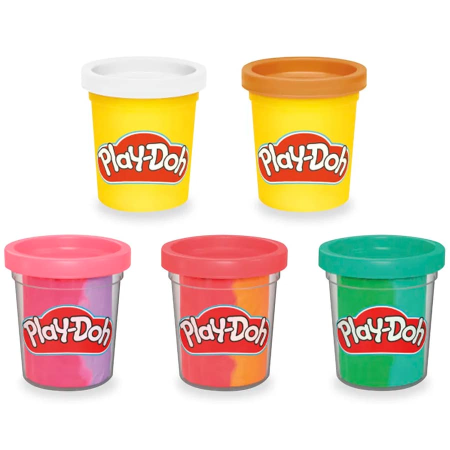 Play Doh Modellervoks Rainbow Swirl Is