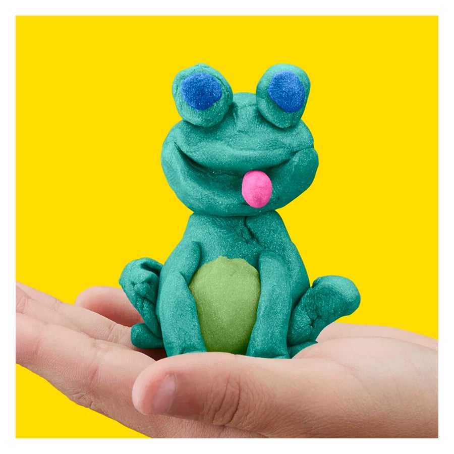 Play Doh Modellervoks Glimmer 6 Pak