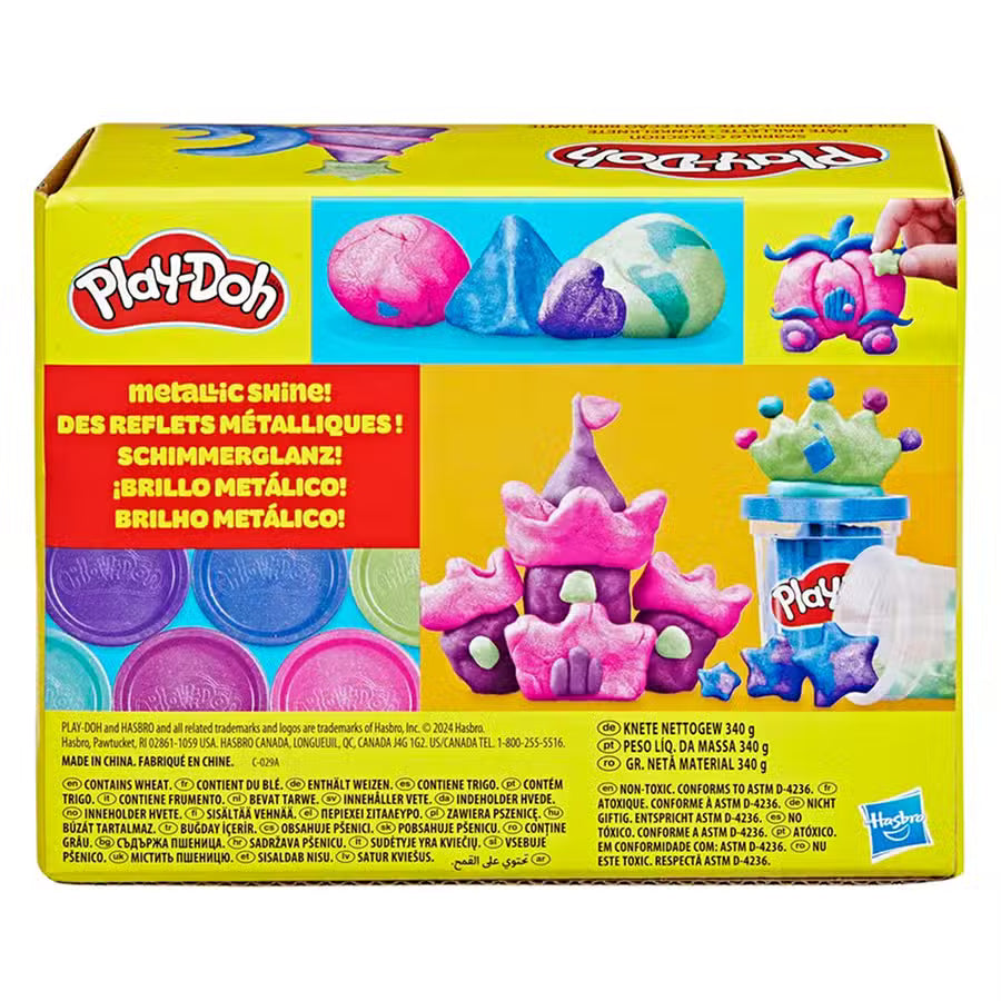 Play Doh Modellervoks Glimmer 6 Pak
