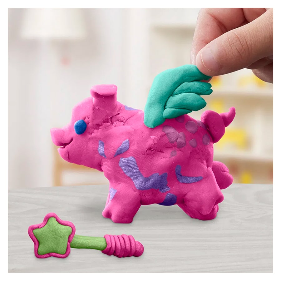Play Doh Modellervoks Glimmer 6 Pak