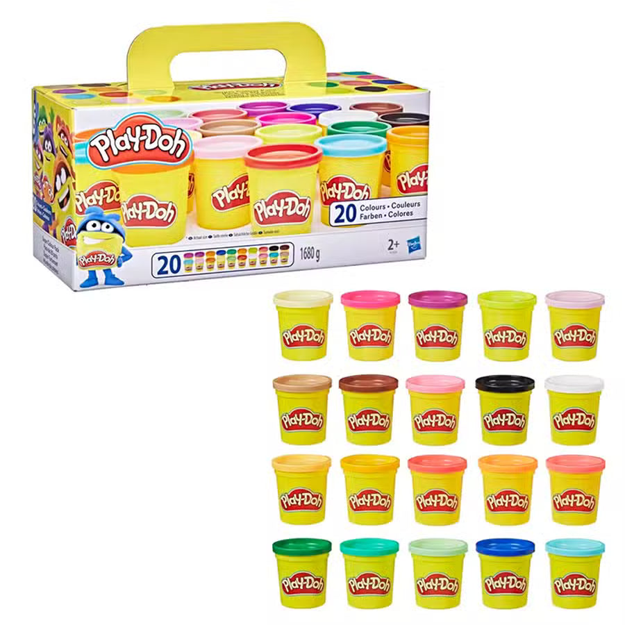 Play Doh Modellervoks Superfarver 20 Pak