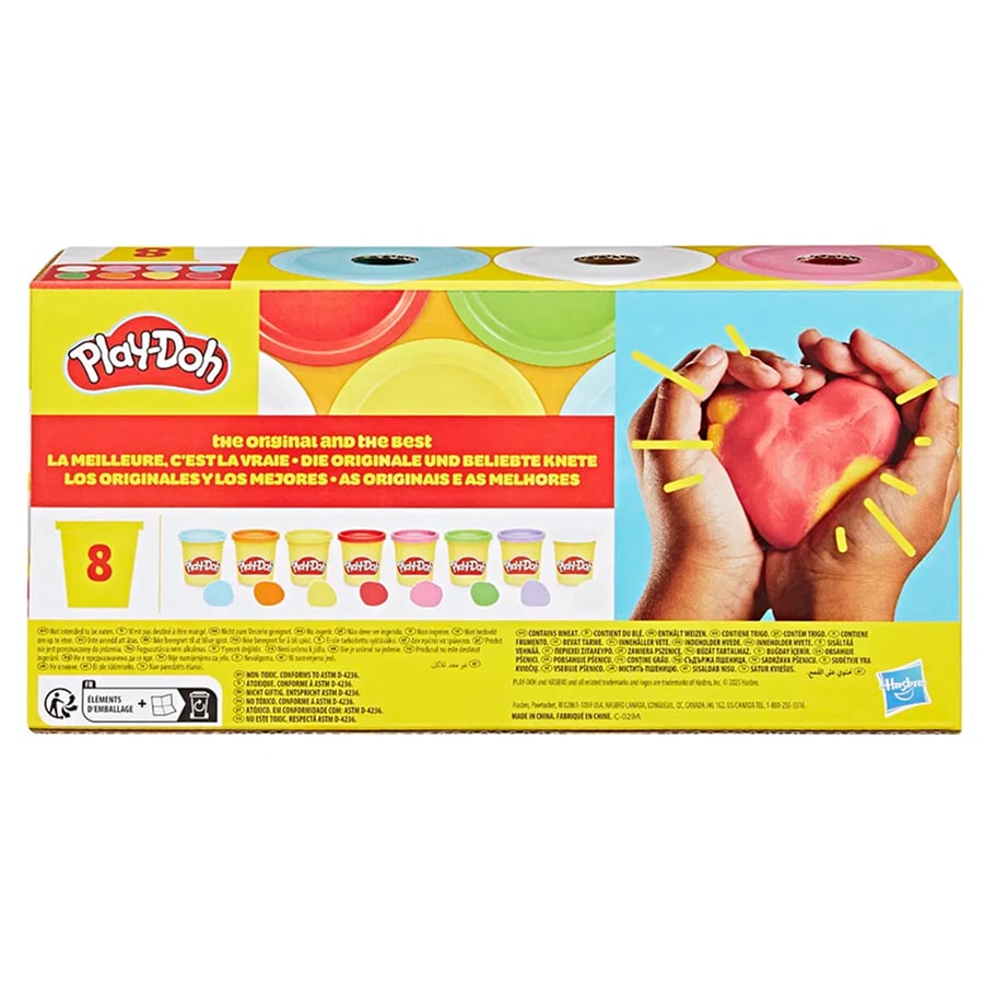 Play Doh Modellervoks Regnbue 8 Pak