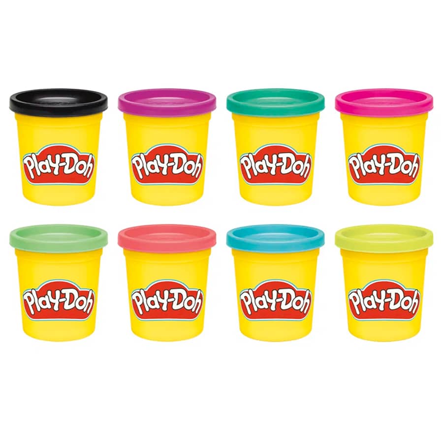 Play Doh Modellervoks Vibrant 8 Pak