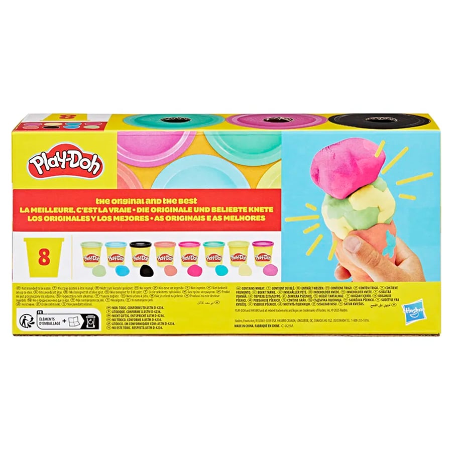 Play Doh Modellervoks Vibrant 8 Pak