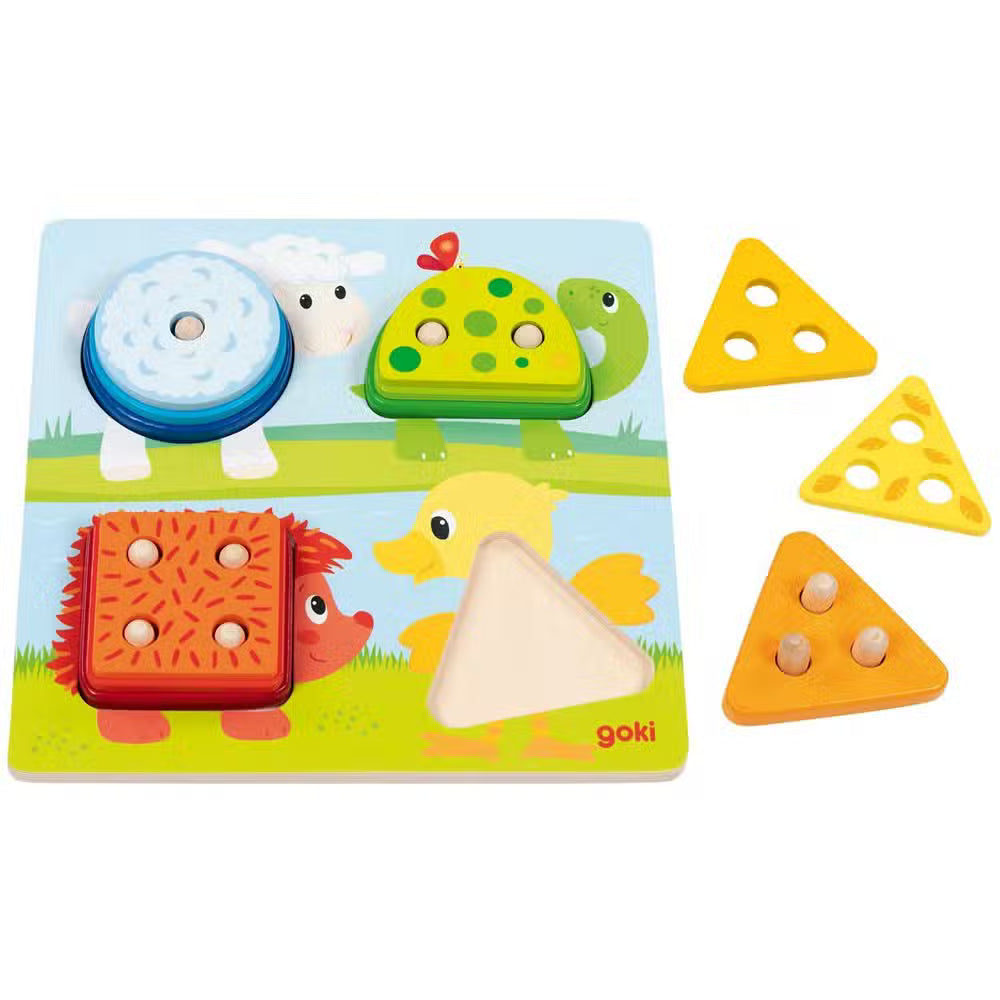 Goki Puslespil Former Og Farver Dyr
