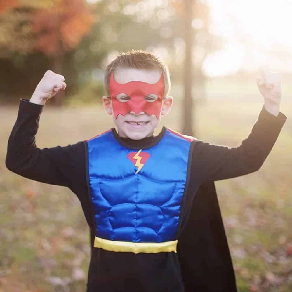 Great Pretenders Vendbar Superhelte Kostume - 4-7 Y