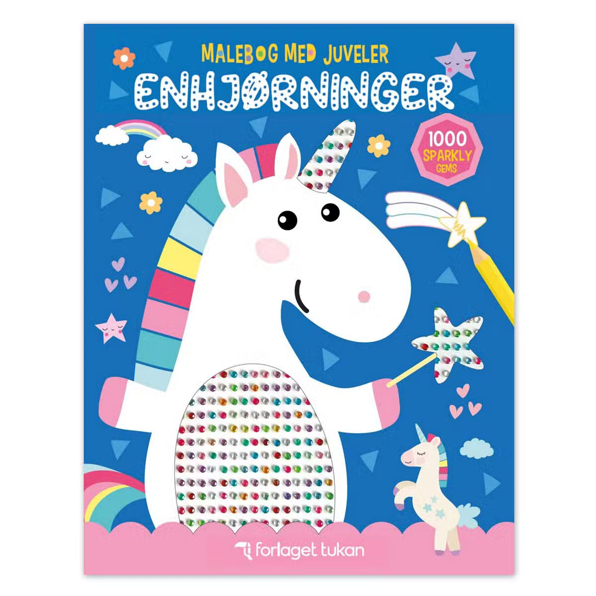 Malebog Med Juveler Enhjørninger