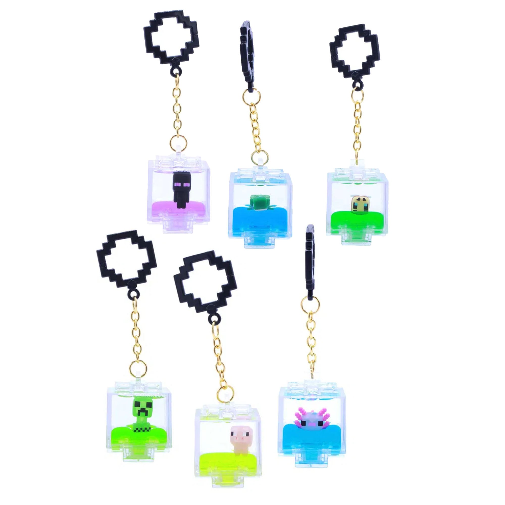 Minecraft Nøglering Assorteret 1 Stk