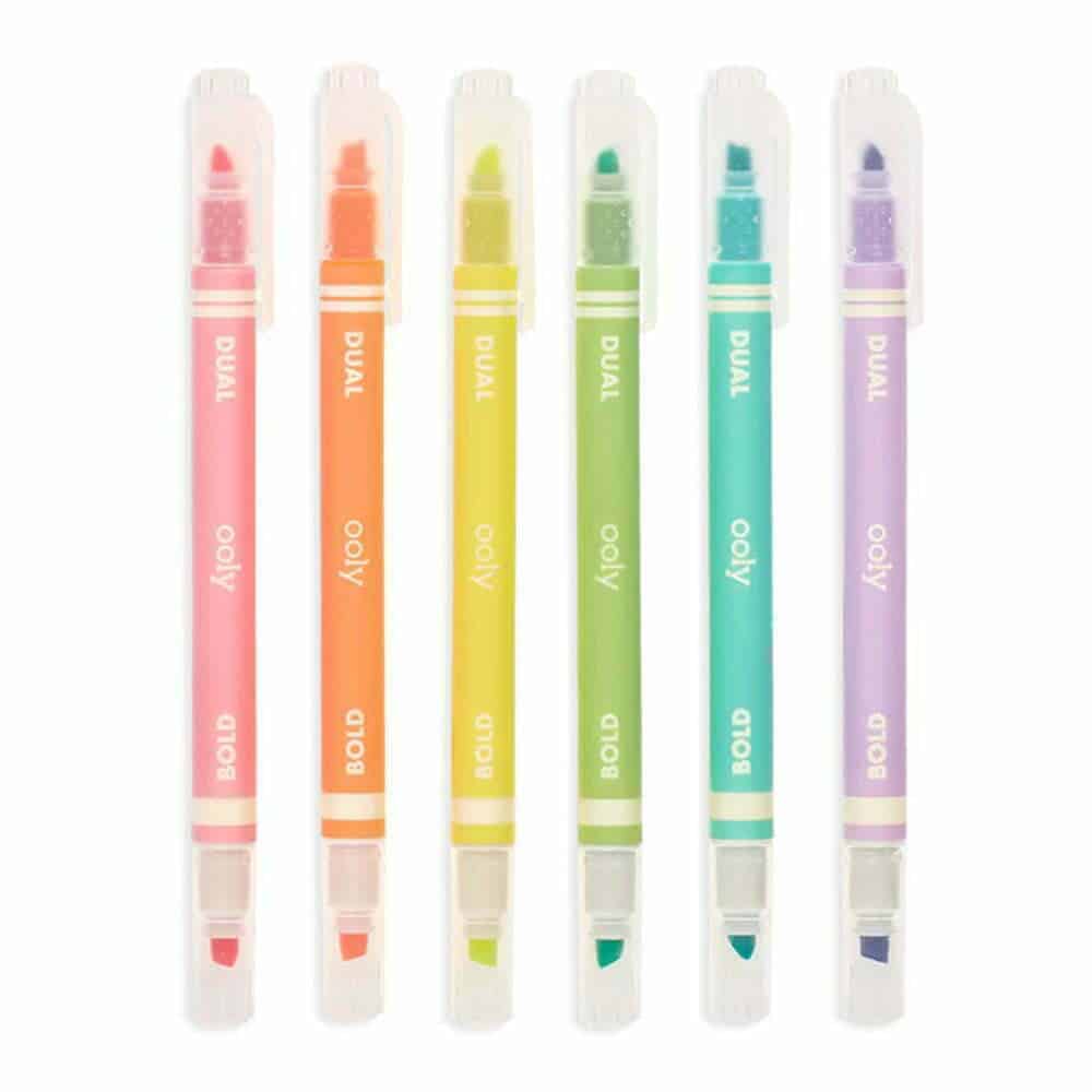 Ooly Tusser Dual Neon Liners - 6 Pak