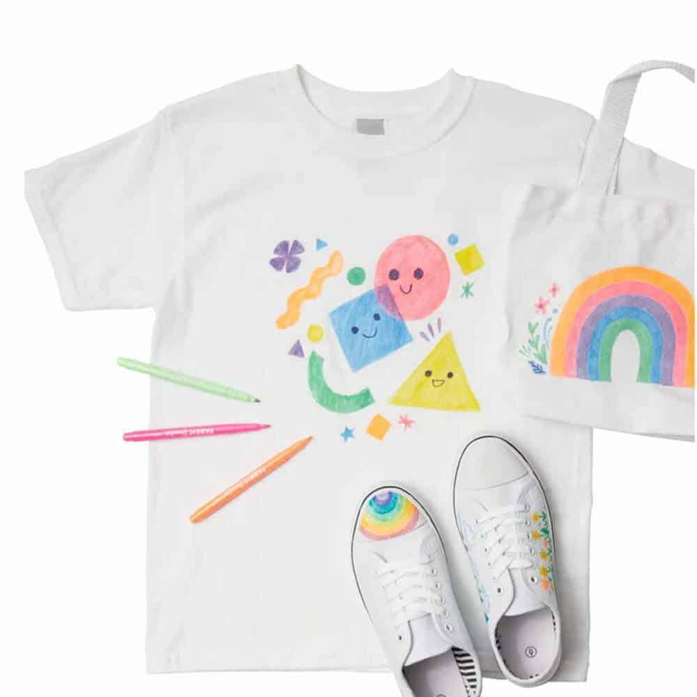 Ooly Tekstiltusser Fabric Doodlers - 12 Pak