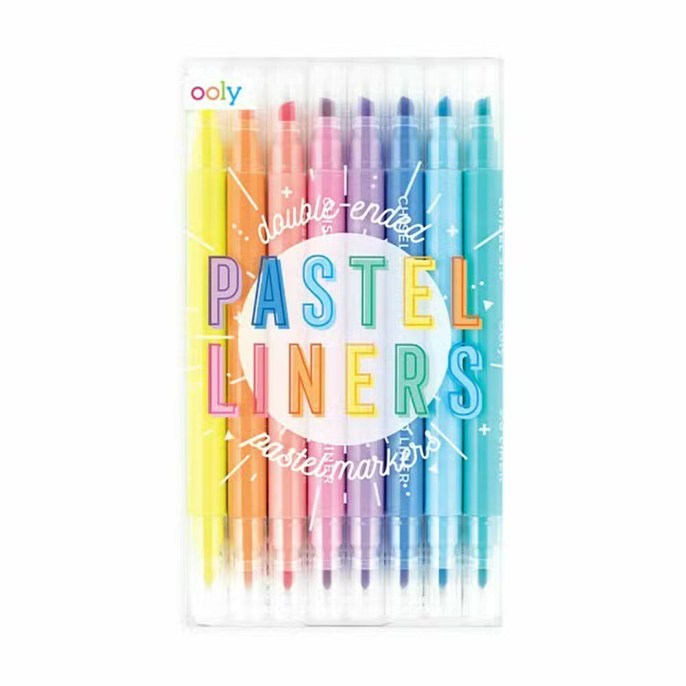 Ooly Tusser Pastel Liners - 6 Pak