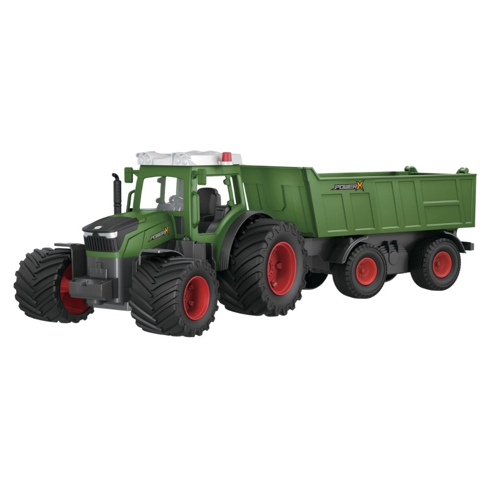 Power X Fjernstyret Traktor Med Anhænger