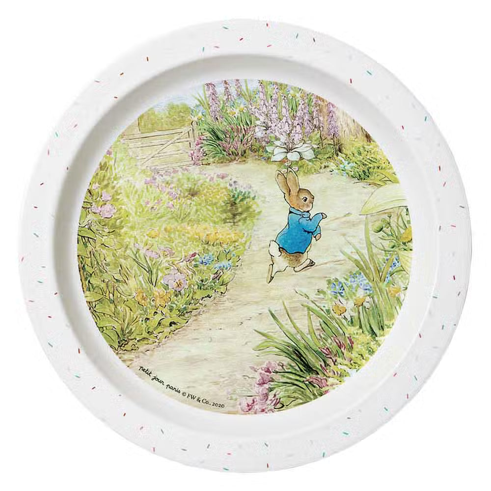 Peter Kanin Tallerken Hvid