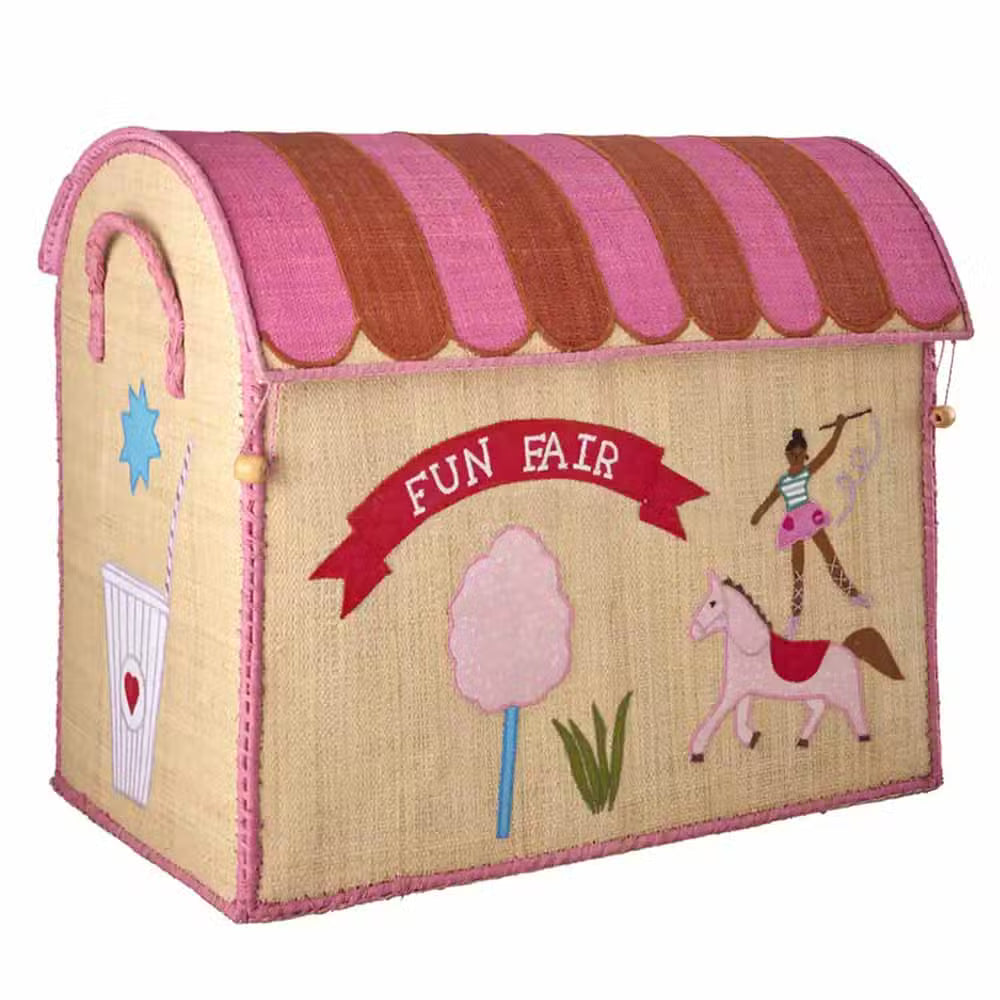 Rice Opbevaringskurv Fun Fair Stor