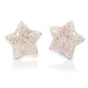 Milk x Soda Clips Øreringe Stjerner Hvid