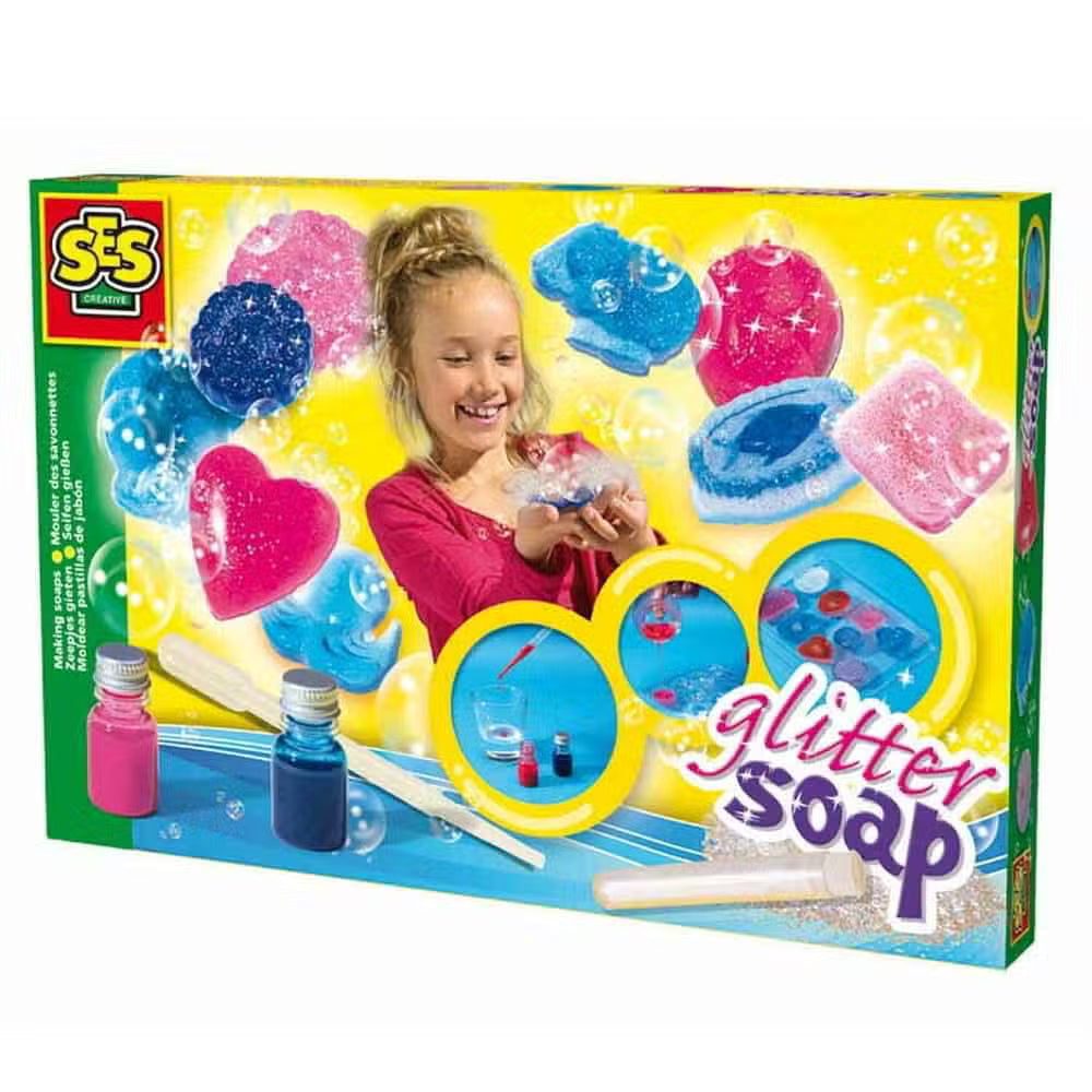 SES Creative Sæbestøbesæt Med Glimmer