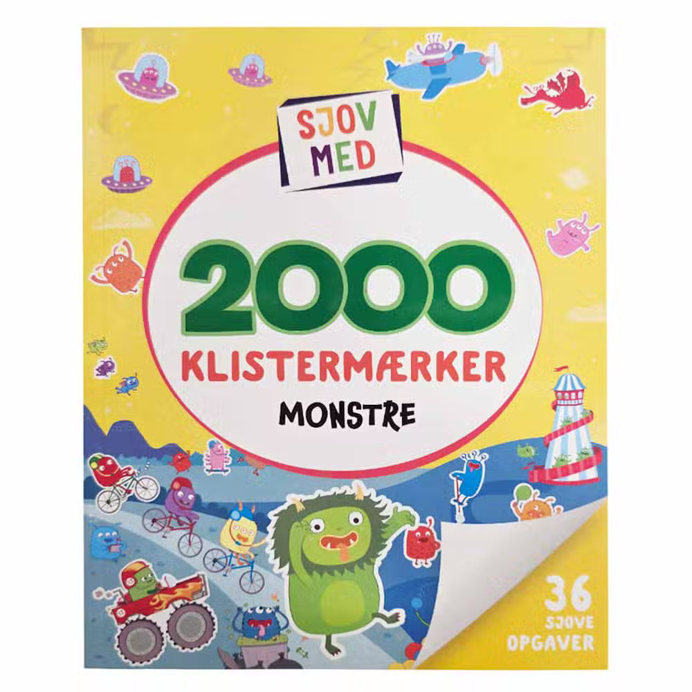 Sjov Med Klistermærker Monstre