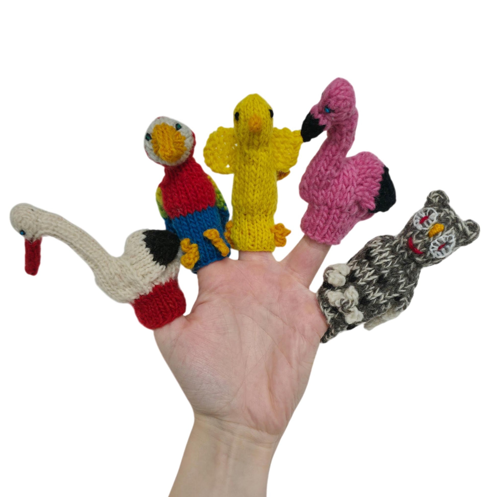 Titicaca Fingerdukke Fugle Assorteret