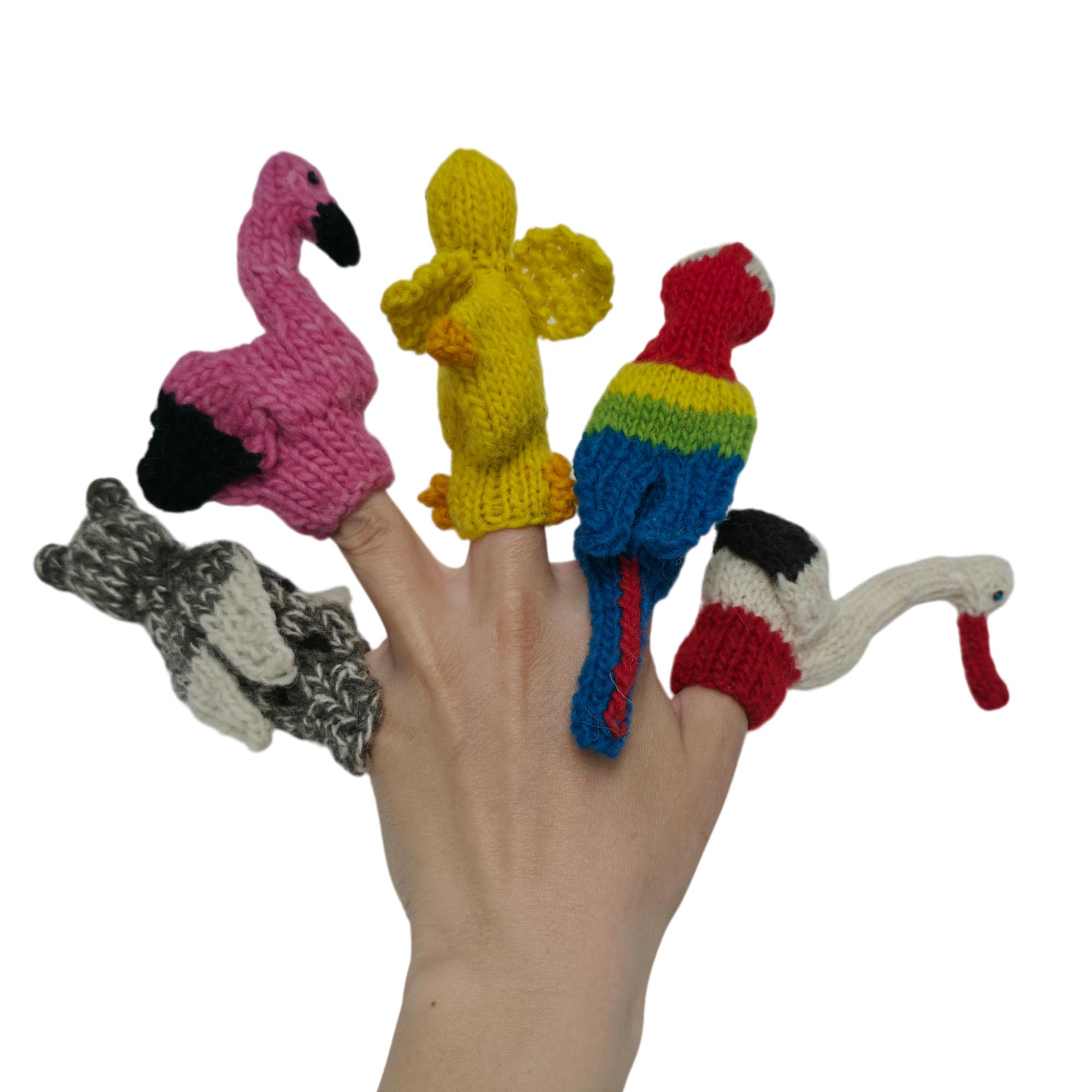 Titicaca Fingerdukke Fugle Assorteret