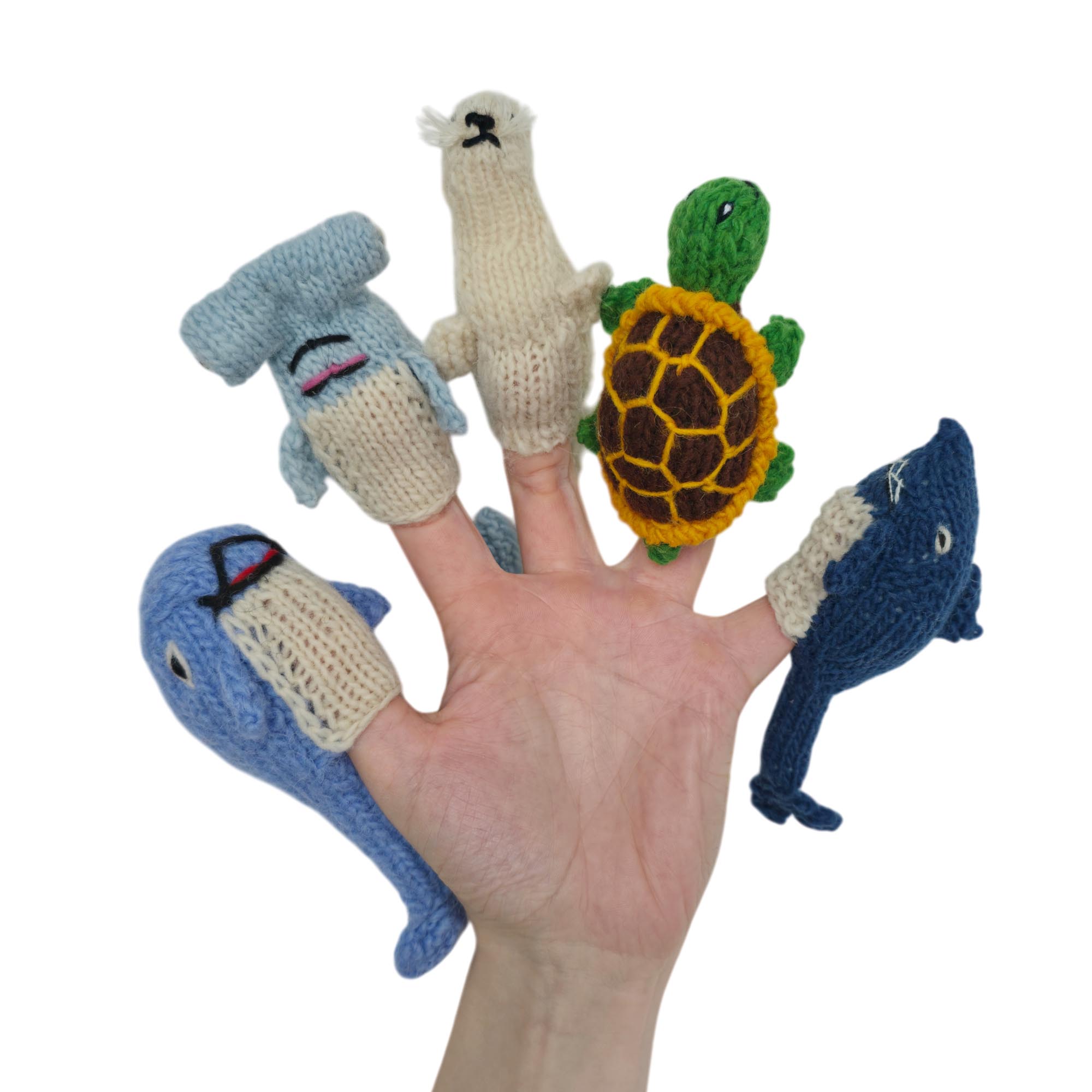 Titicaca Fingerdukke Havets Dyr Assorteret