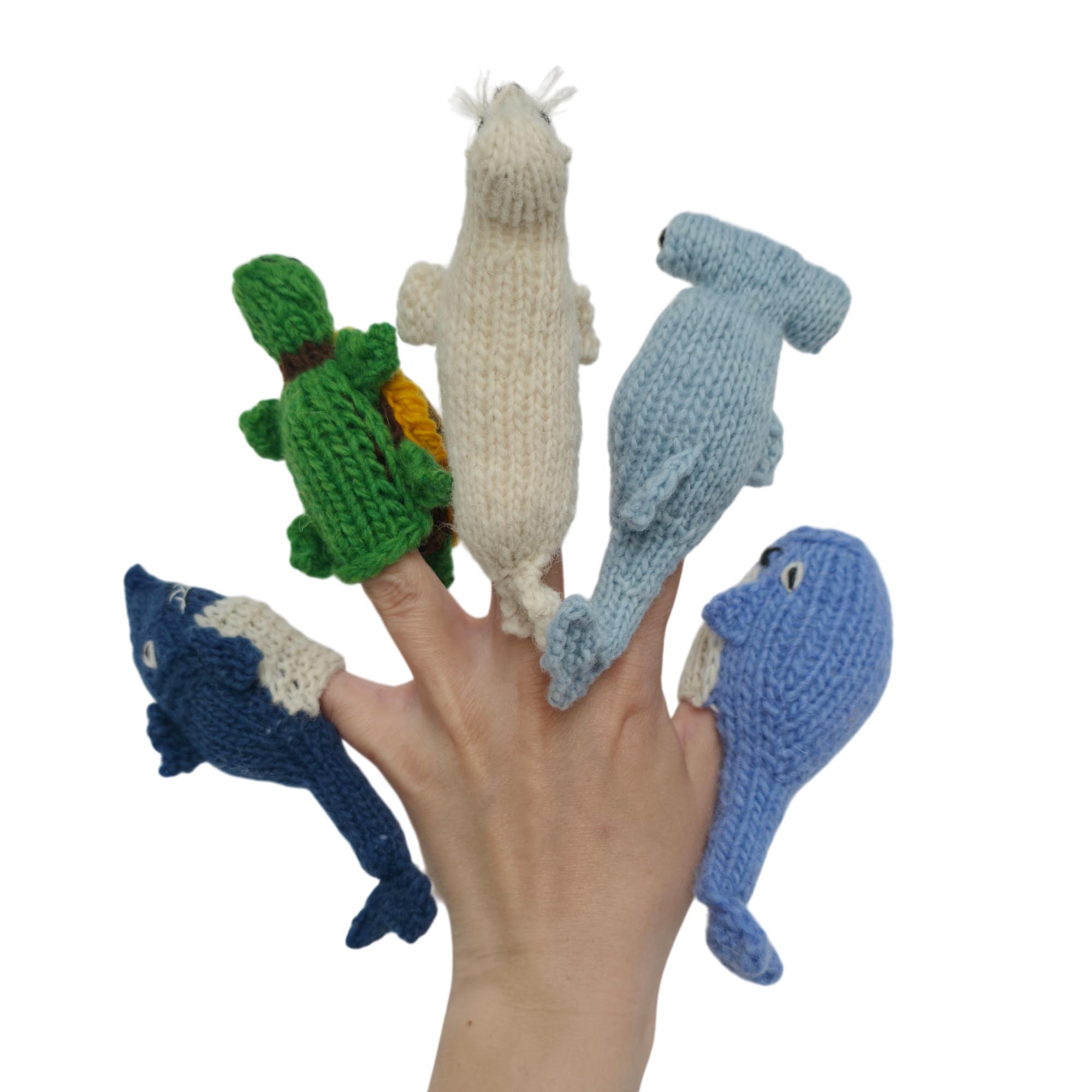 Titicaca Fingerdukke Havets Dyr Assorteret