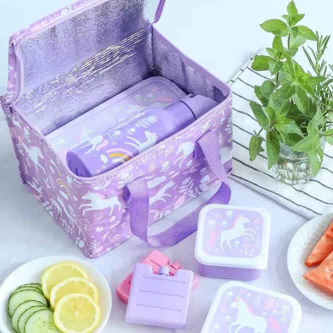 A Little Lovely Company Køletaske Enhjørning Lilla