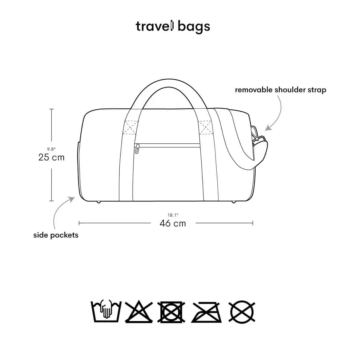 A Little Lovely Company Sportstaske Pirat