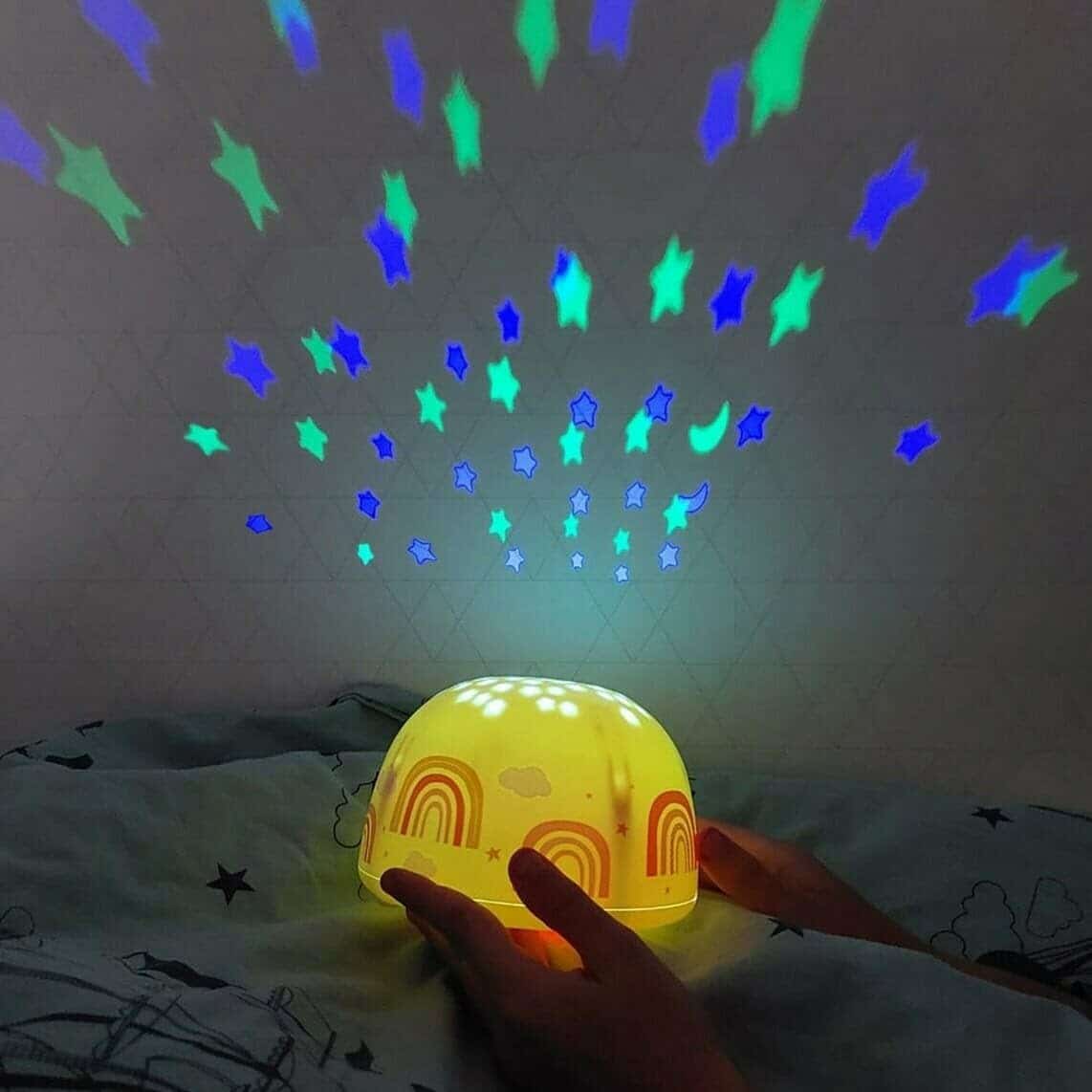 A Little Lovely Company Natlampe Rainbow