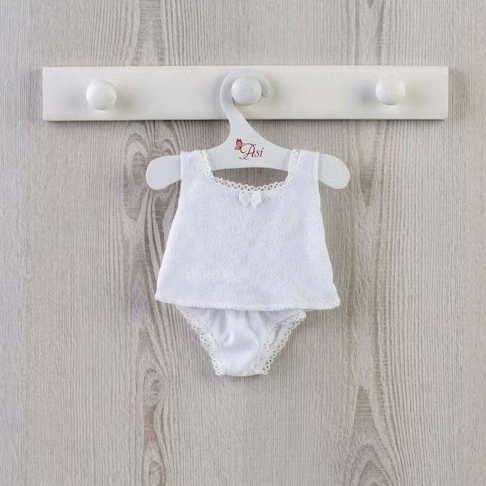 Asi Dukketøj 43 Cm Undertøj Hvid