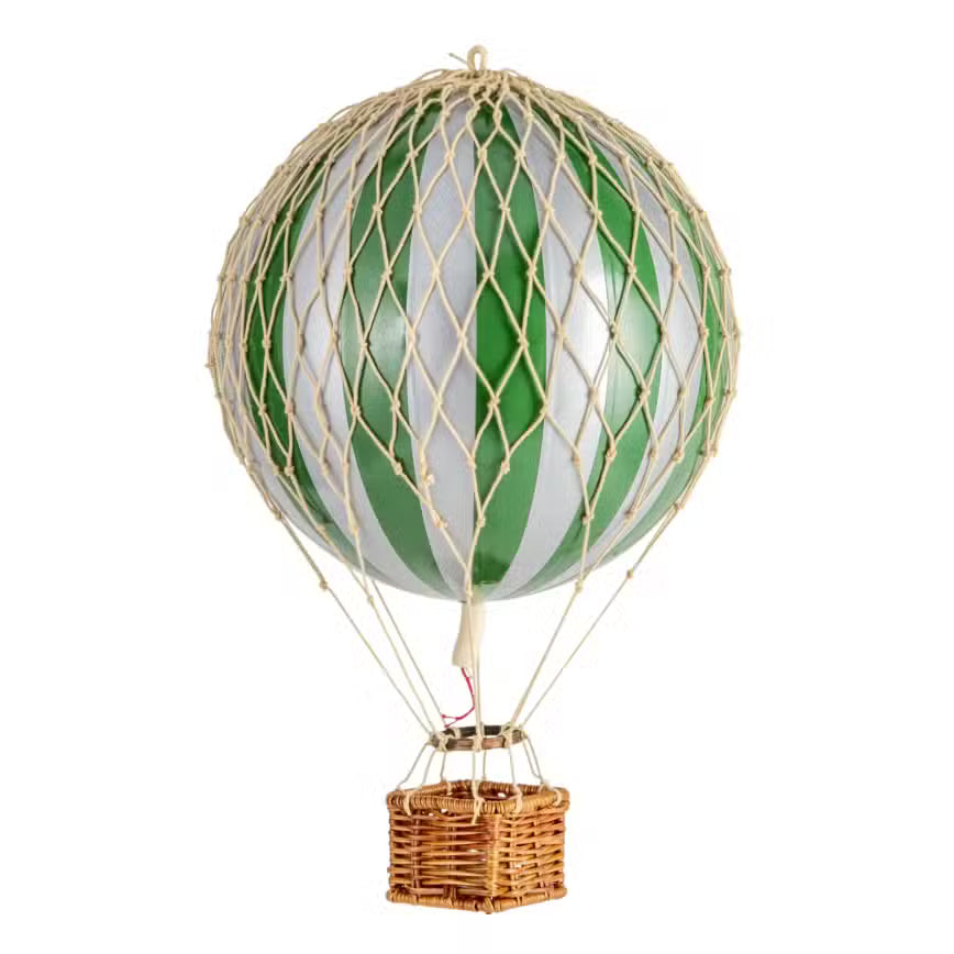 Authentic Models Luftballon 18 Cm Sølv Grøn