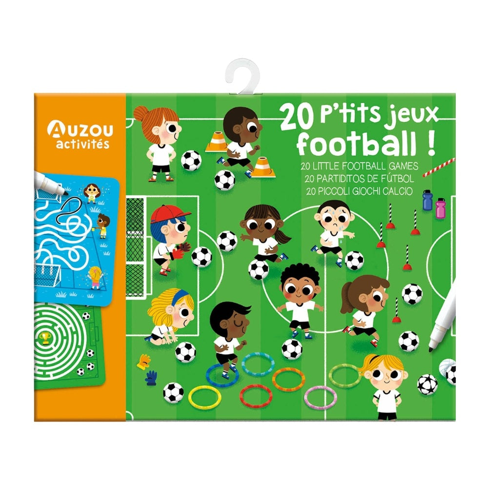 Auzou Aktivitetskort Fodbold 20 Opgaver