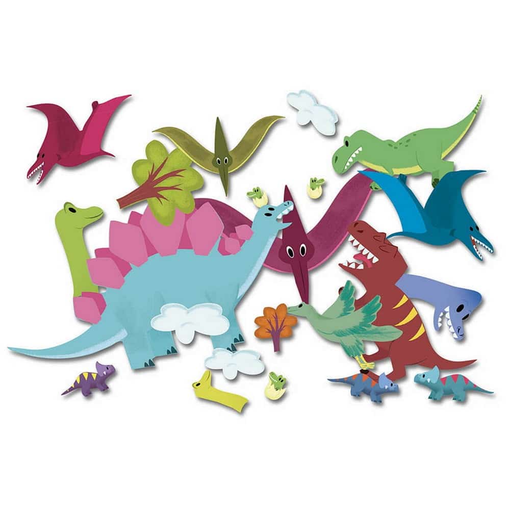 Auzou Klistermærker Dinosaurer 200 Stk