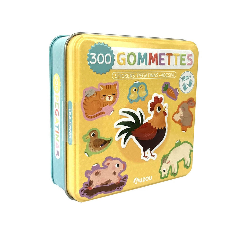 Auzou Klistermærker i Metalæske Bondegård