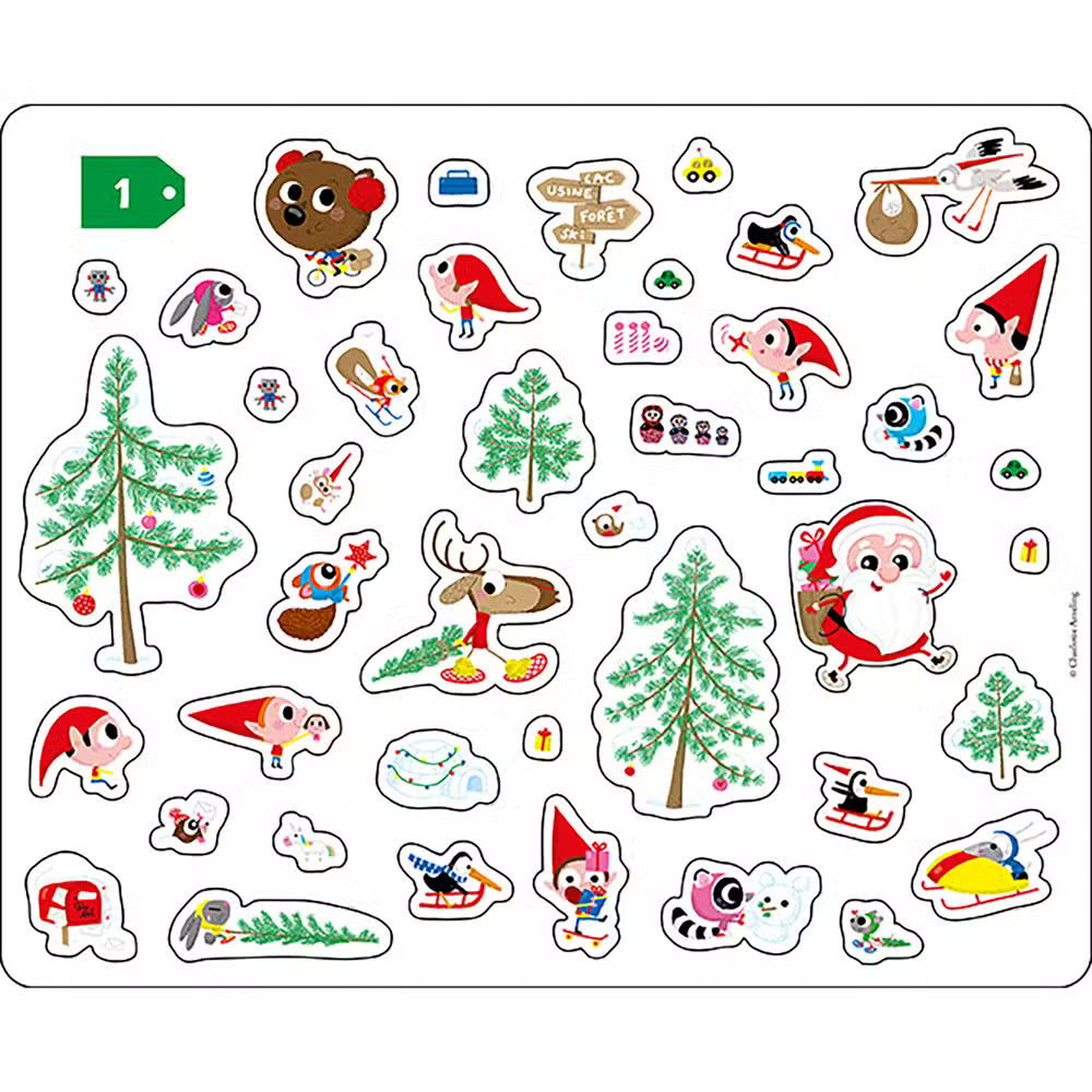 Auzou Klistermærker Jul 200 Stk