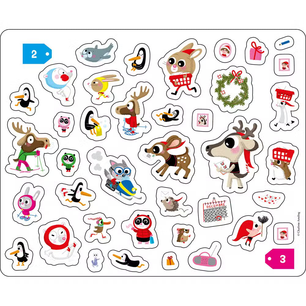 Auzou Klistermærker Jul 200 Stk