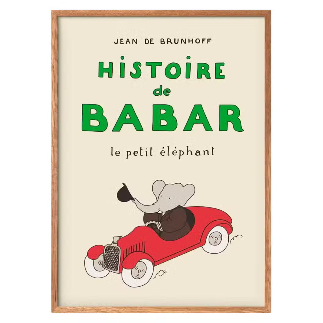 Babar Plakat Histoire de Babar