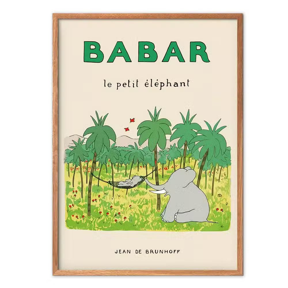 Babar Plakat Le Petit Elephant