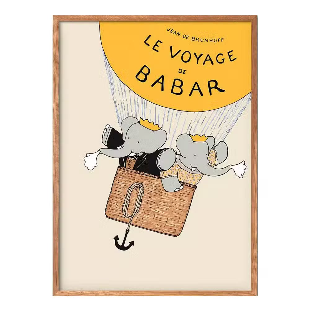 Babar Plakat Le Voyage de Babar